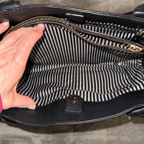 Kate Spade Bow Valley Helena Leather Satchel Handbag Purse - Picture 3 of 14